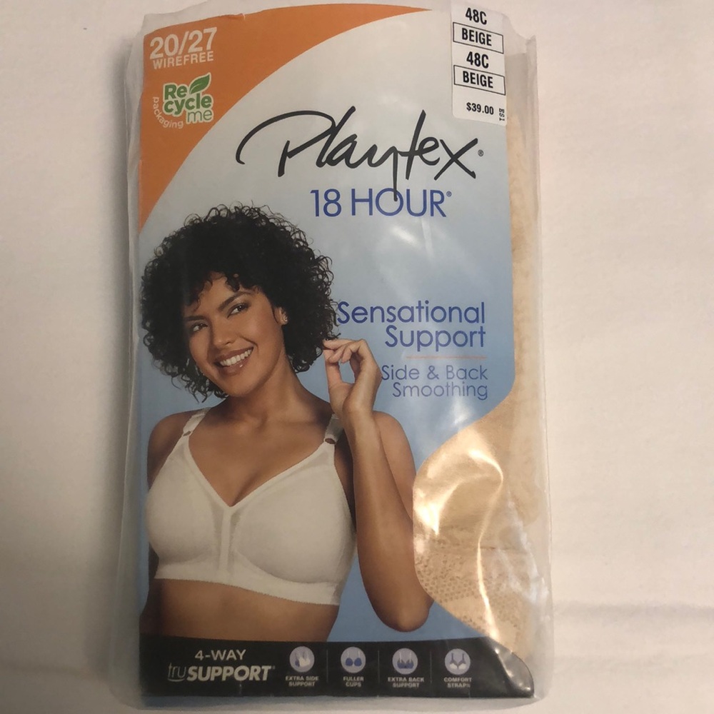 Playtex 18-Hr Bra Sz 48C